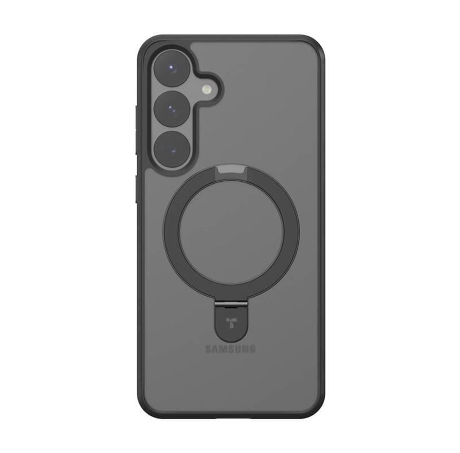Handys - Cover & Cases - Torras Ostand Series phone case for Samsung S25 (black) - X00FX2217
