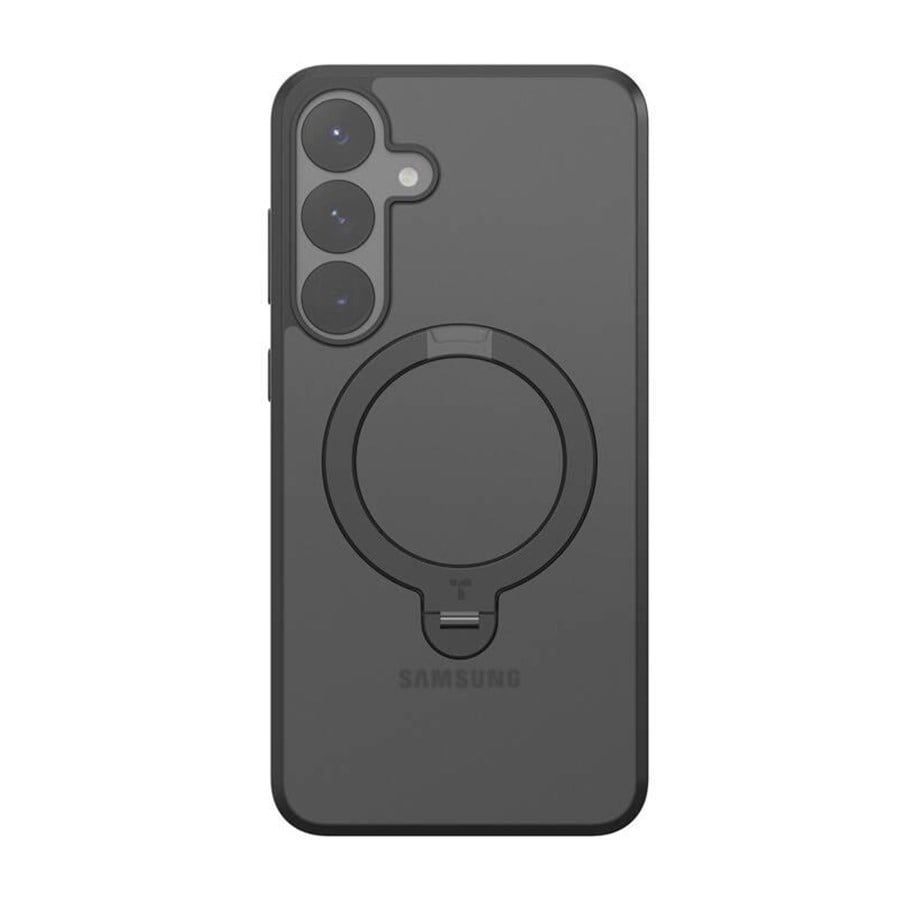 Handys - Cover & Cases - Torras Ostand Spin Series Phone Case for Samsung S25+ (black) - X00FX2212