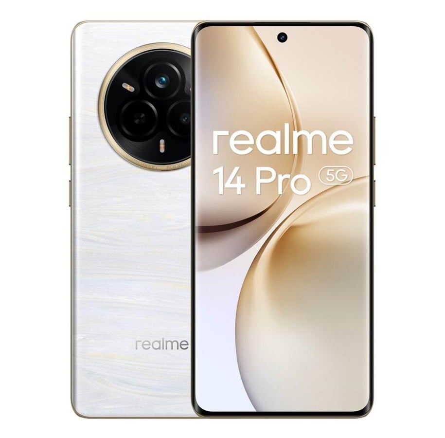 Handys & Smartphones - realme 14 Pro 5G 512GB/12GB - Pearl White - 631011005704