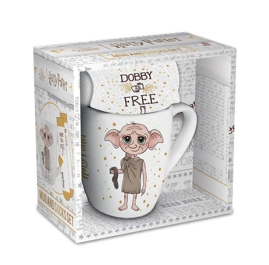 Merchandise - Pyramid - Harry Potter Dobby Female Mug & Sock Set - Socken - GP86925