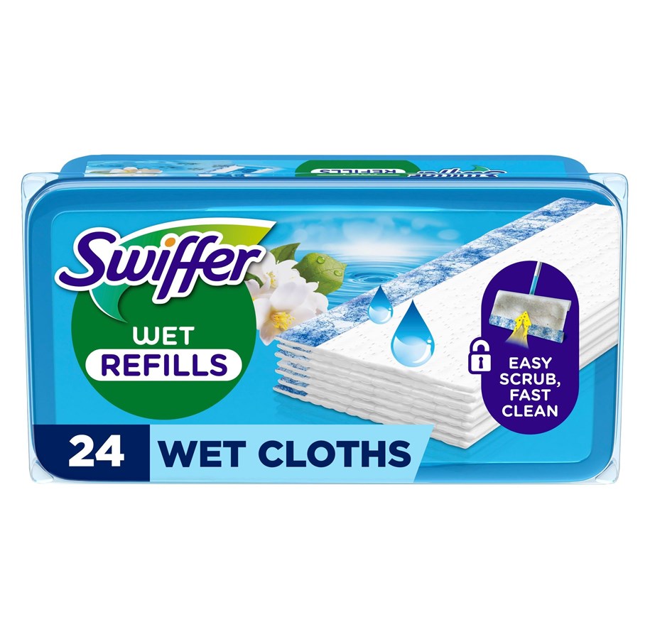 Reinigung - Swiffer Wet - 24 pcs Lemon + 20 pcs Morning Fresh - 8700216811286
