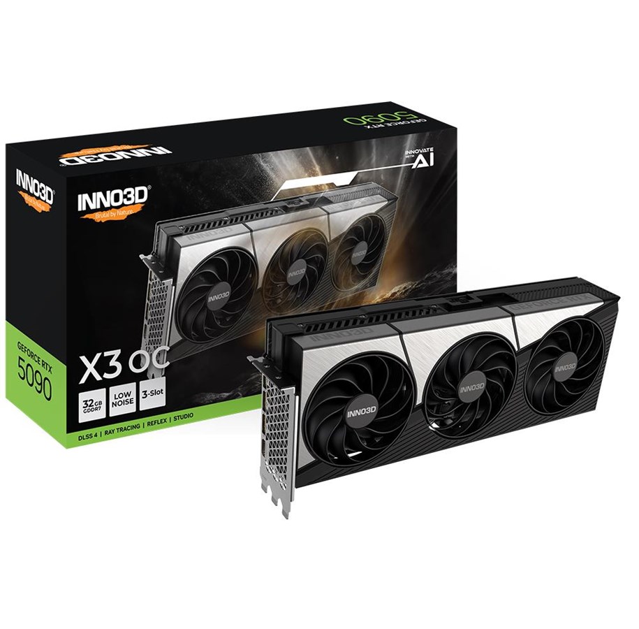 Grafikkarte - Inno3D GeForce RTX 5090 X3 OC - 32GB GDDR7 RAM - Grafikkarte - N50903-32D7X-17593928