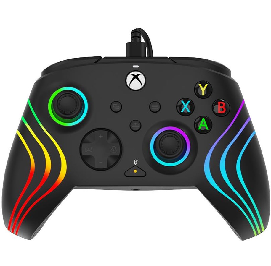 Gaming Zubehör - PDP Afterglow Wave - Black - Wired Controller - Microsoft Xbox Series X - 0708056069254