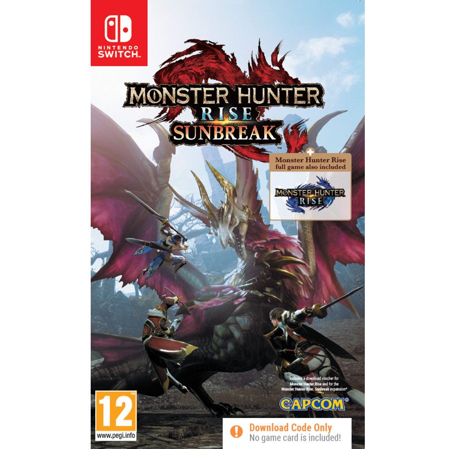 Spiele - Monster Hunter Rise + Sunbreak (Code in a Box) - Nintendo Switch - Action - PEGI 12 - 5055060906323