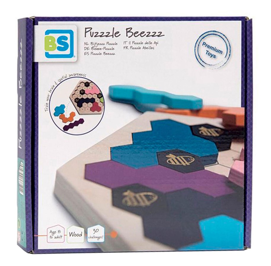 Puzzle - BS Toys Beezzz Puzzle Wood - Children's Game Holz - GA346