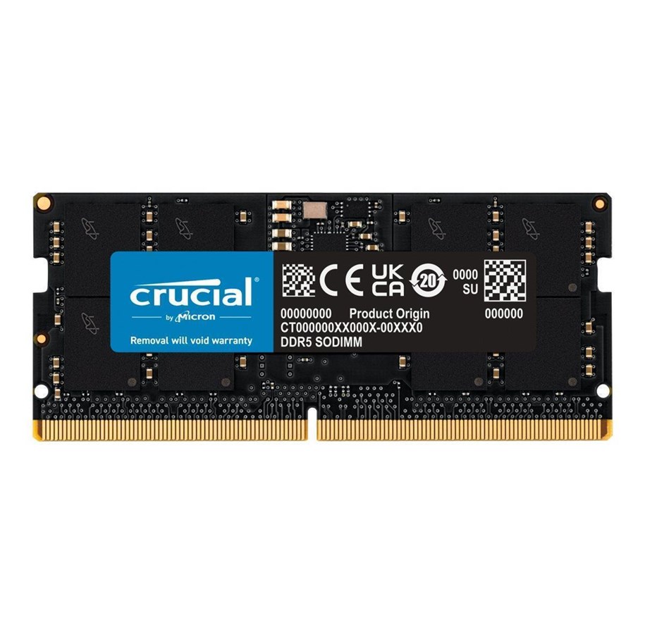 RAM - Crucial SODIMM DDR5-5600 - 64GB - CL46 - Single Channel (1 pcs) - Schwarz - CT64G56C46S5