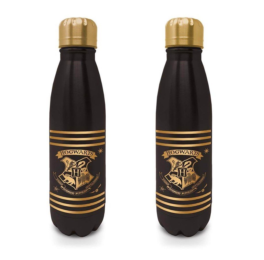 Merchandise - Pyramid - Mini Cola Bottle Harry Potter (Black And Gold) - Wasserflasche - MDB25875
