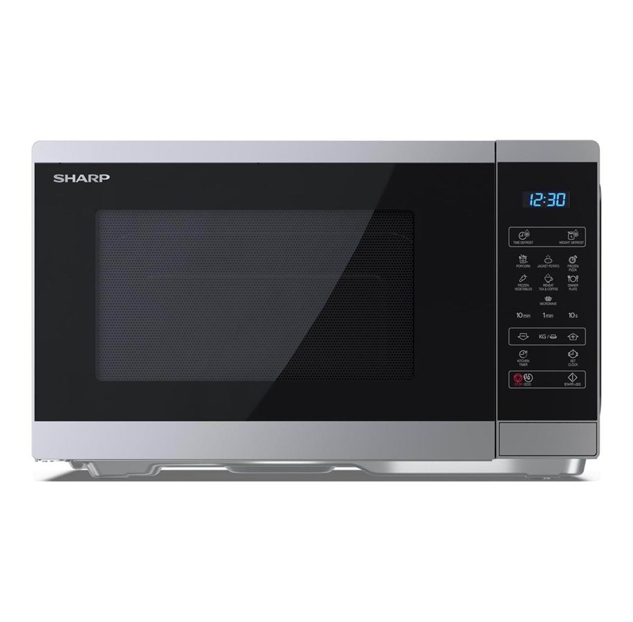 Mikrowellen-/Miniofen - Sharp Classic series YC-MS252AE-S - microwave oven - freestanding - black / silver - YC-MS252AE-S