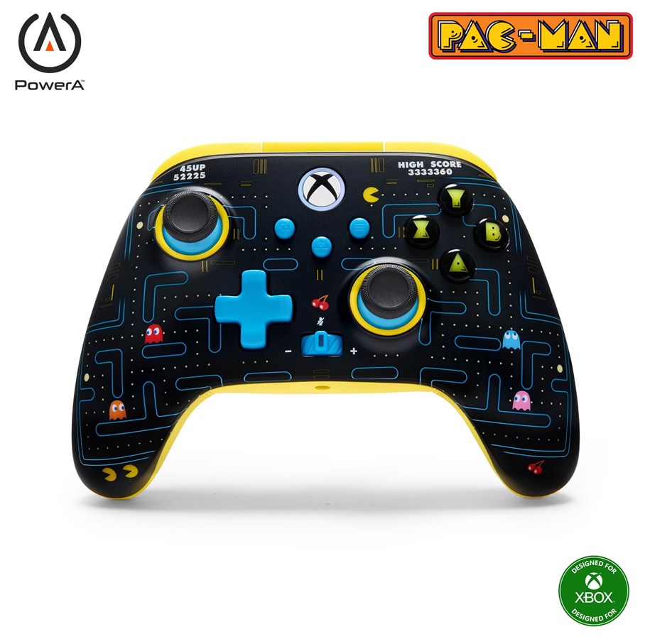 Gaming Zubehör - PowerA Kabelloser Controller für Xbox Series X|S – PAC-MAN SE - XBGP0435-01