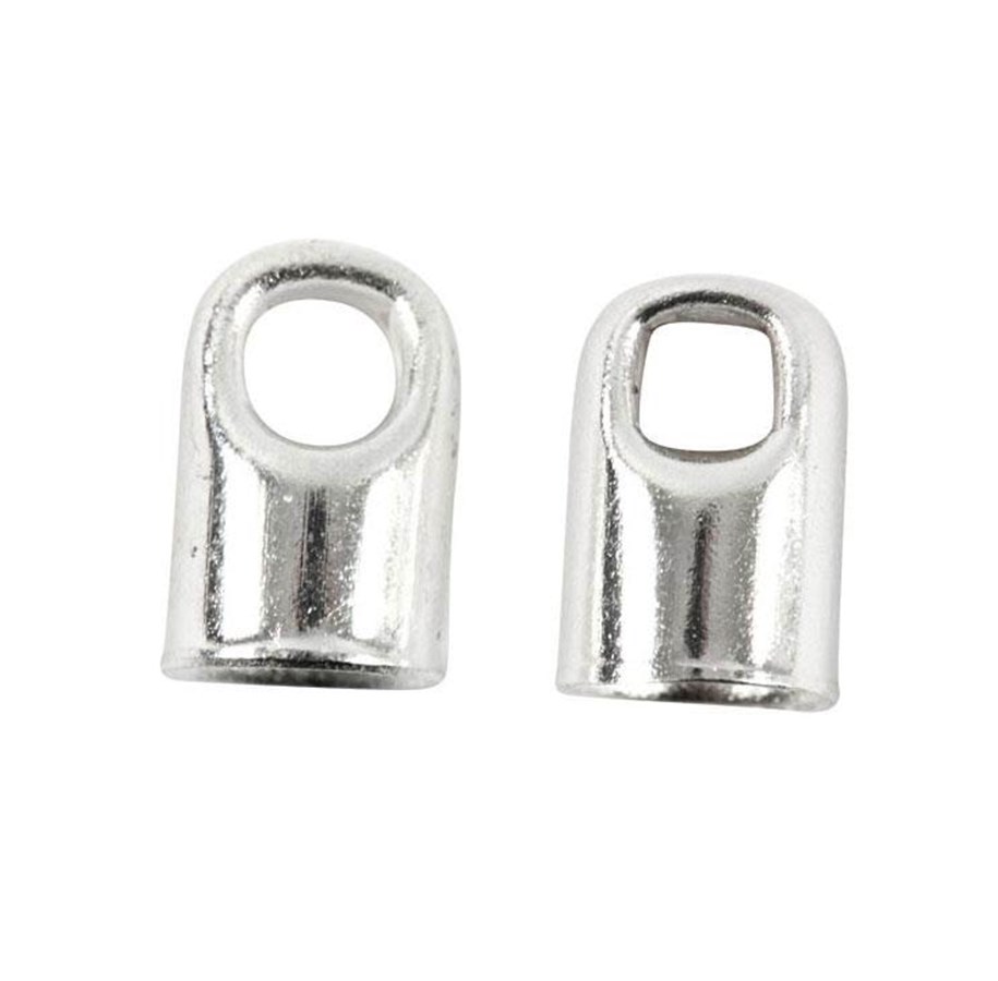 Kunst & Handwerk Ausstattung - Creativ Company - End cap Silver plated 8 pcs. - 613040