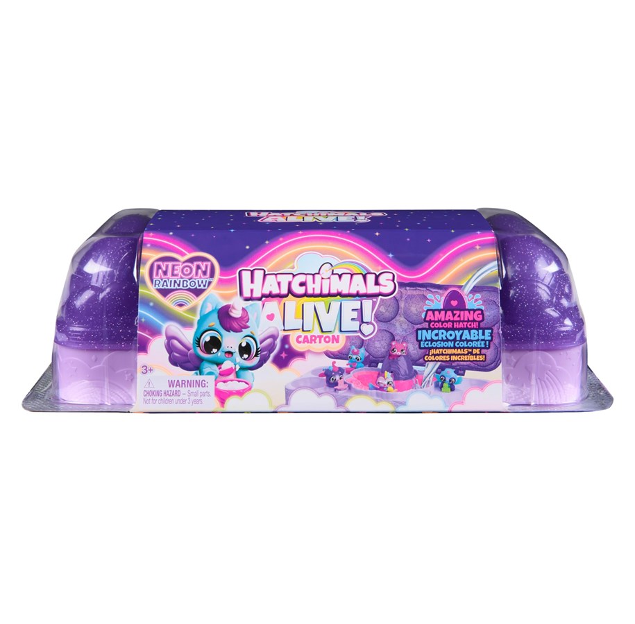 Figuren - Hatchimals Alive Neon Rainbow Carton - 6072615
