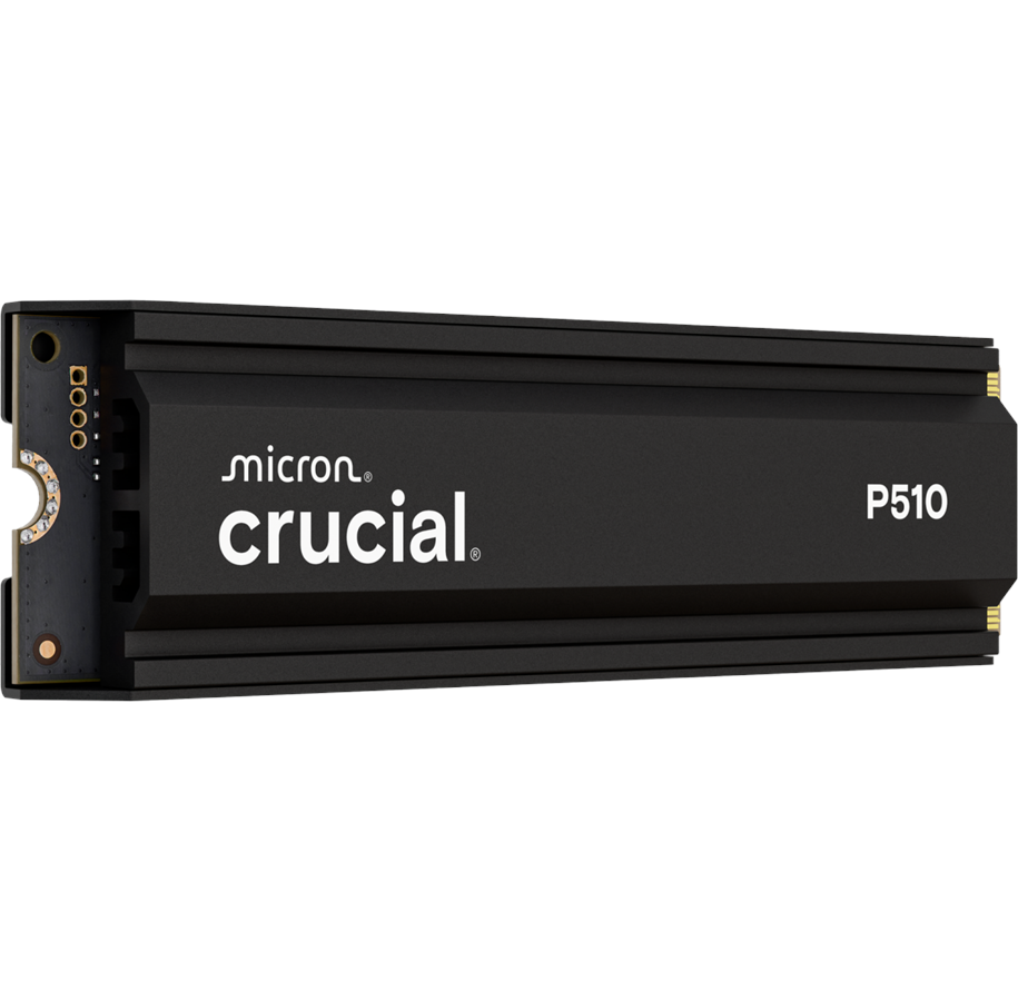 SSD - Crucial P510 SSD - 2TB - Mit Kühlkörper - M.2 2280 - PCIe 5.0 - CT2000P510SSD5