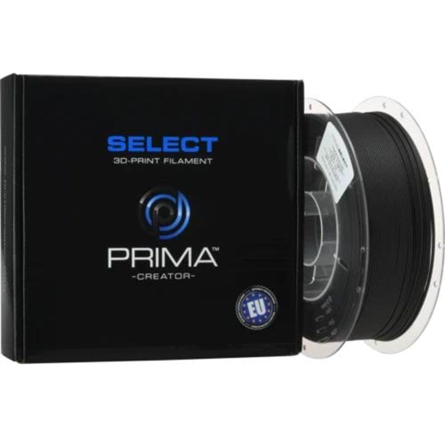 Filament - 3D Drucker - Prima Select PLA Matt - Pirate Black - PS-PLAM-175-1000-PBK