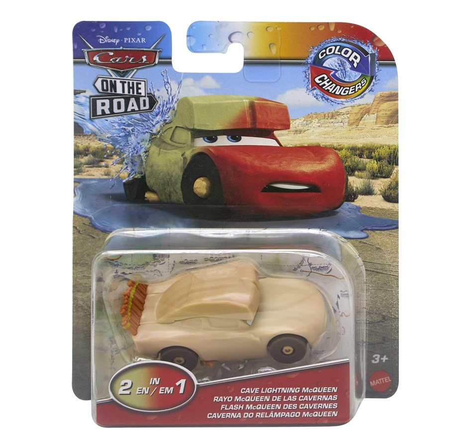 Spielzeugauto - Disney Pixar Cars On The Road Color Changers Cave Lightning McQueen - HMD67