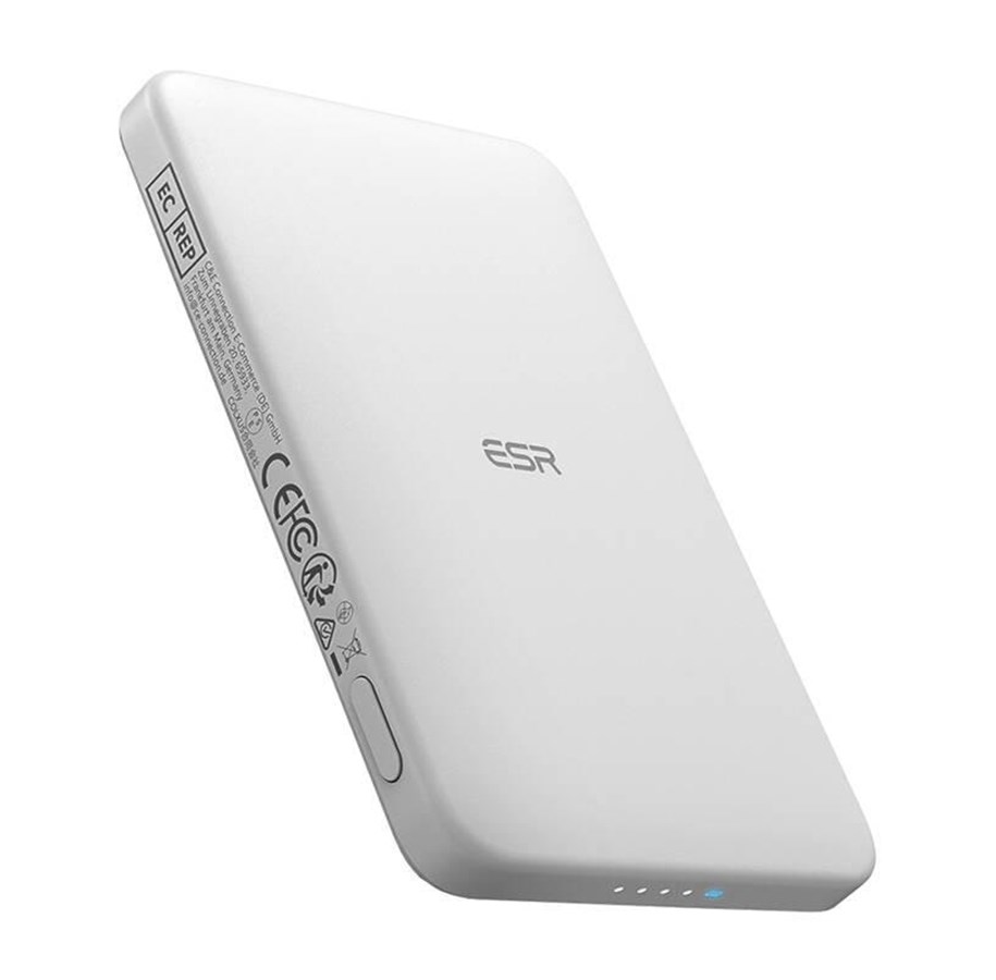 Powerbank (Akku) - ESR Magnetic Powerbank 5000mAh Qi2 (White) - 5000 mAh - 2G5210161