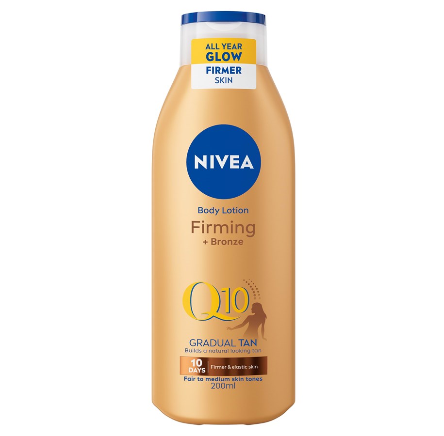 Körperpflege - Nivea Body Lotion Q10 Straffend + Bräunend 200ml - 4005900712509