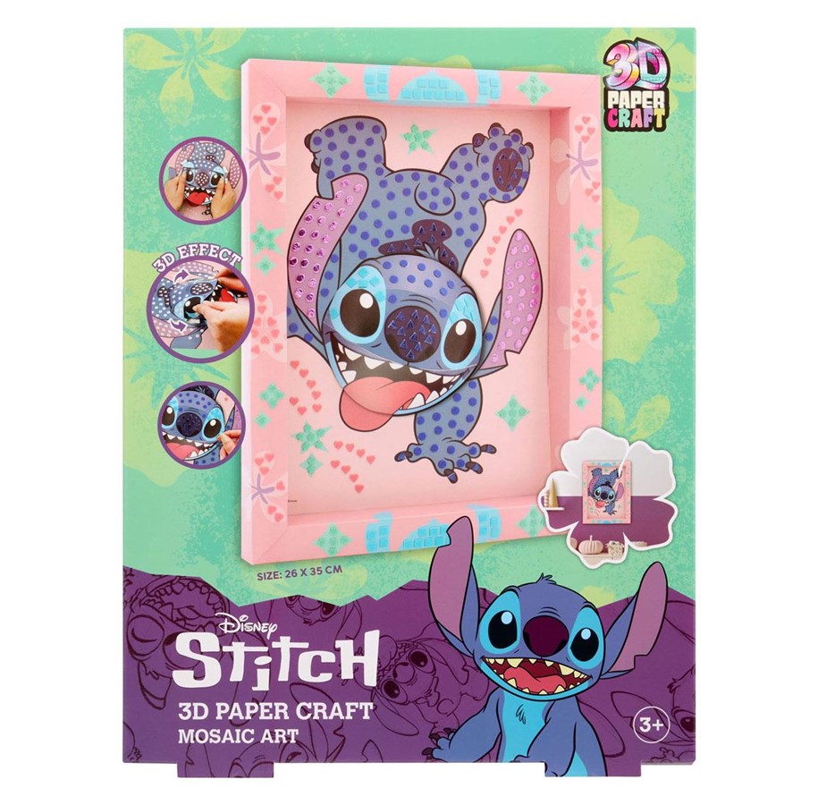 Kunst & Handwerk Ausstattung - Canenco - Stitch 3D Mosaic Art Craft Kit - ST24334