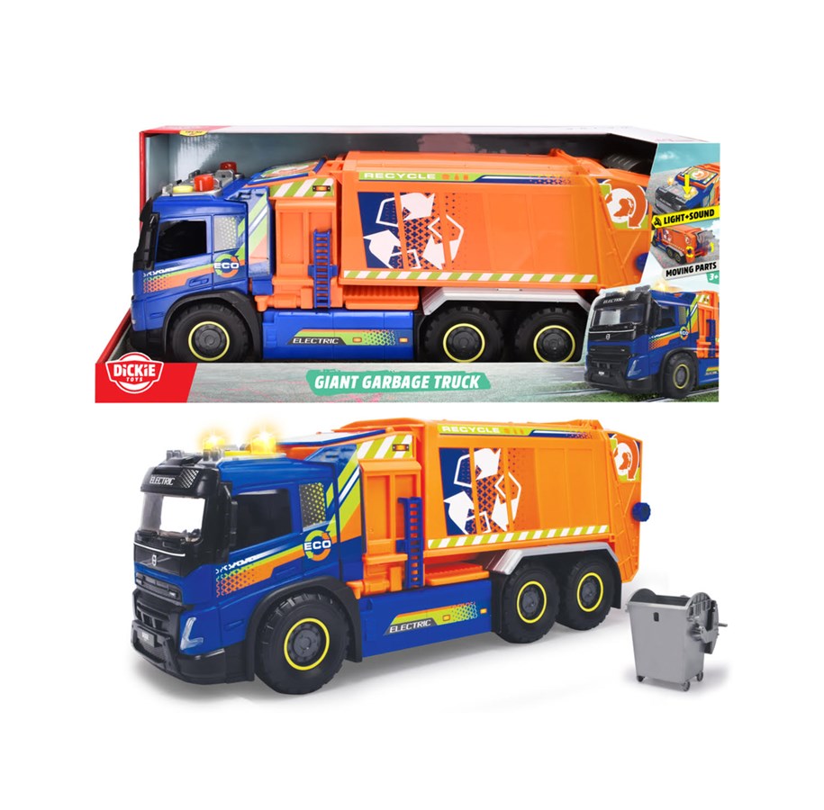 Spielzeugauto - Dickie Volvo Giant Garbage Truck - 203749037