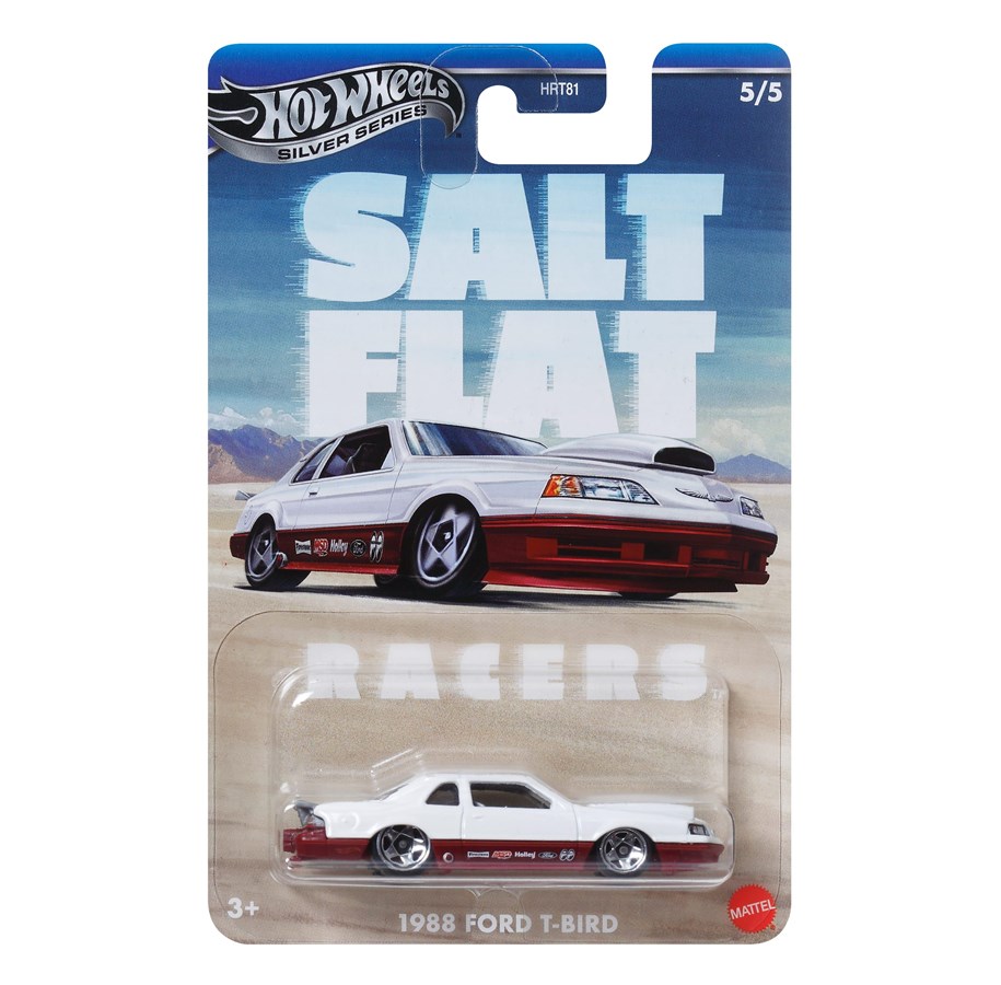 Spielzeugauto - Hot Wheels Silver Series Salt Flat Racers - 1988 Ford T-Bird - JBY85