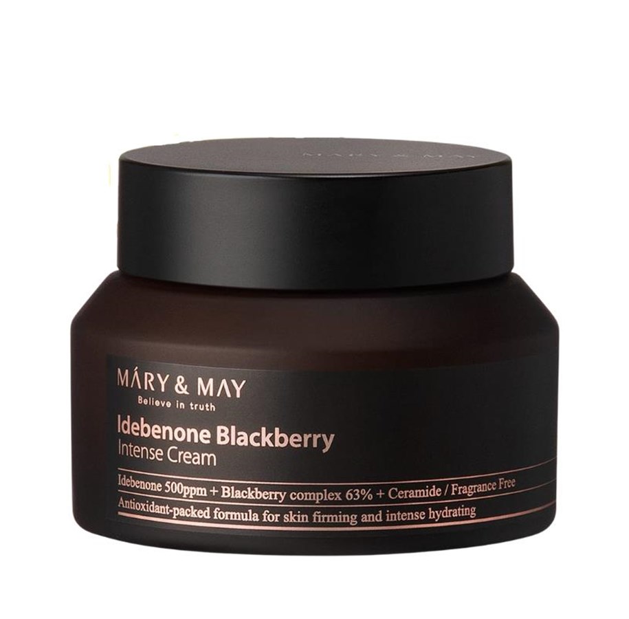 Gesichtspflege - Mary & May Idebenone Blackberry Intense Cream (70 g) - 8809670680879