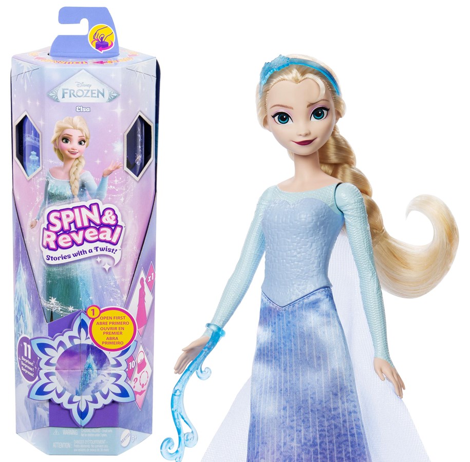 Dolls & Accessories - Disney Frozen Spin and Reveal Elsa - JBG59