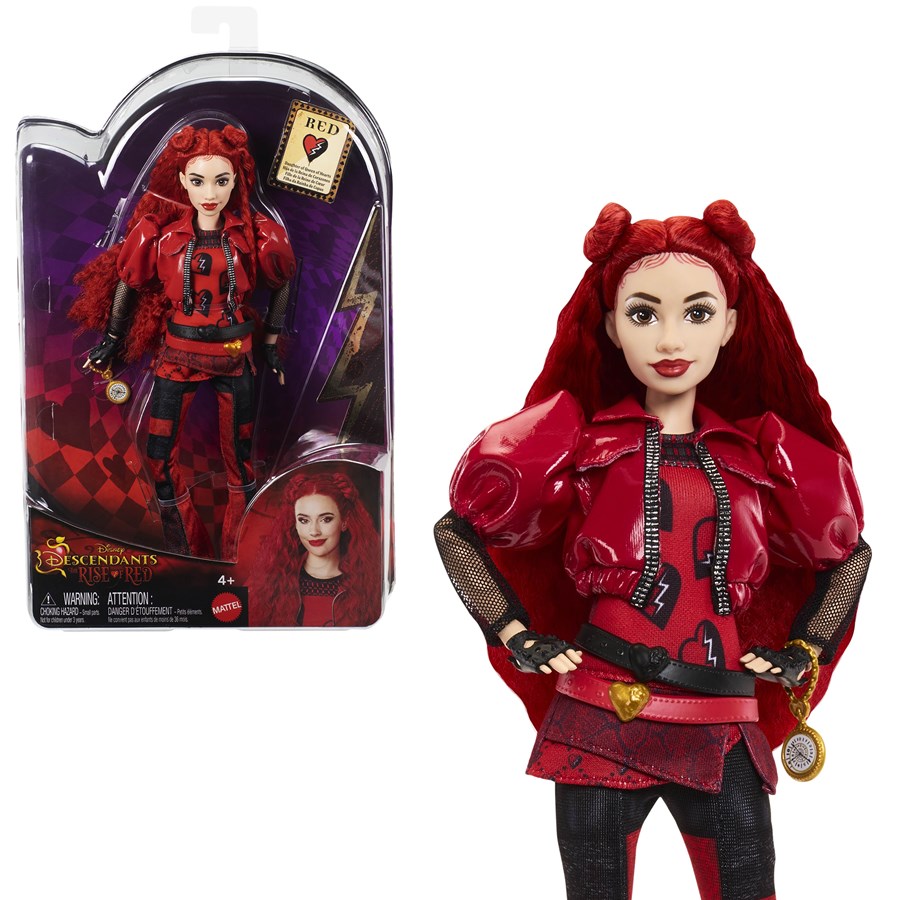 Dolls & Accessories - Disney Descendants: The Rise of Red - Red - Daughter of Queen of Hearts - HWT93
