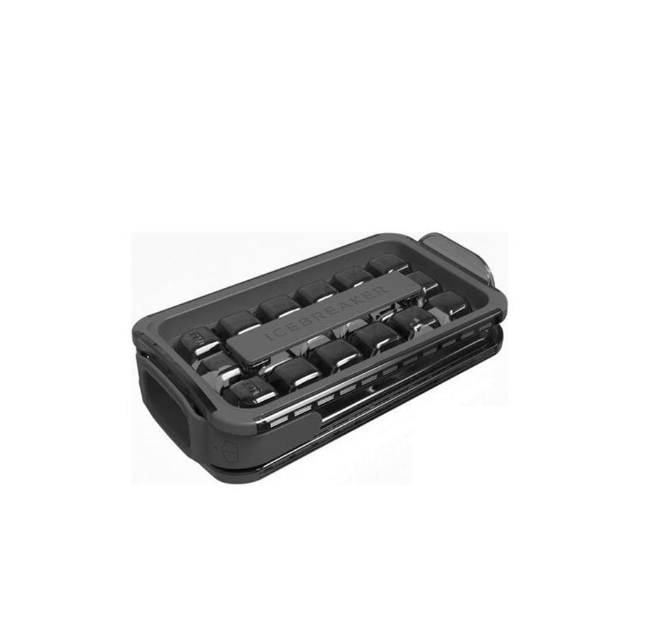 Küchenzubehör - Icebreaker Nordic 4-in-1 Ice Cube Tray POP 2.0 clear Black - BSK2154