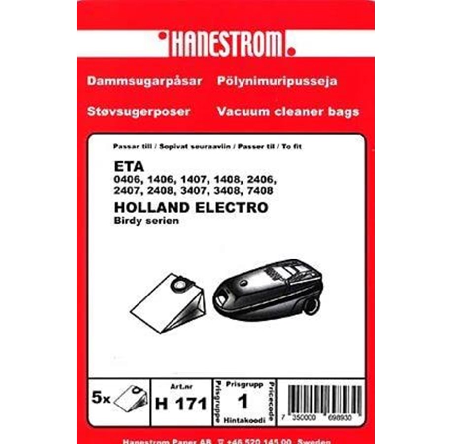 Staubsaugerbeutel - hanestroem Vacuum Cleaner Bags - 5 pcs - H171