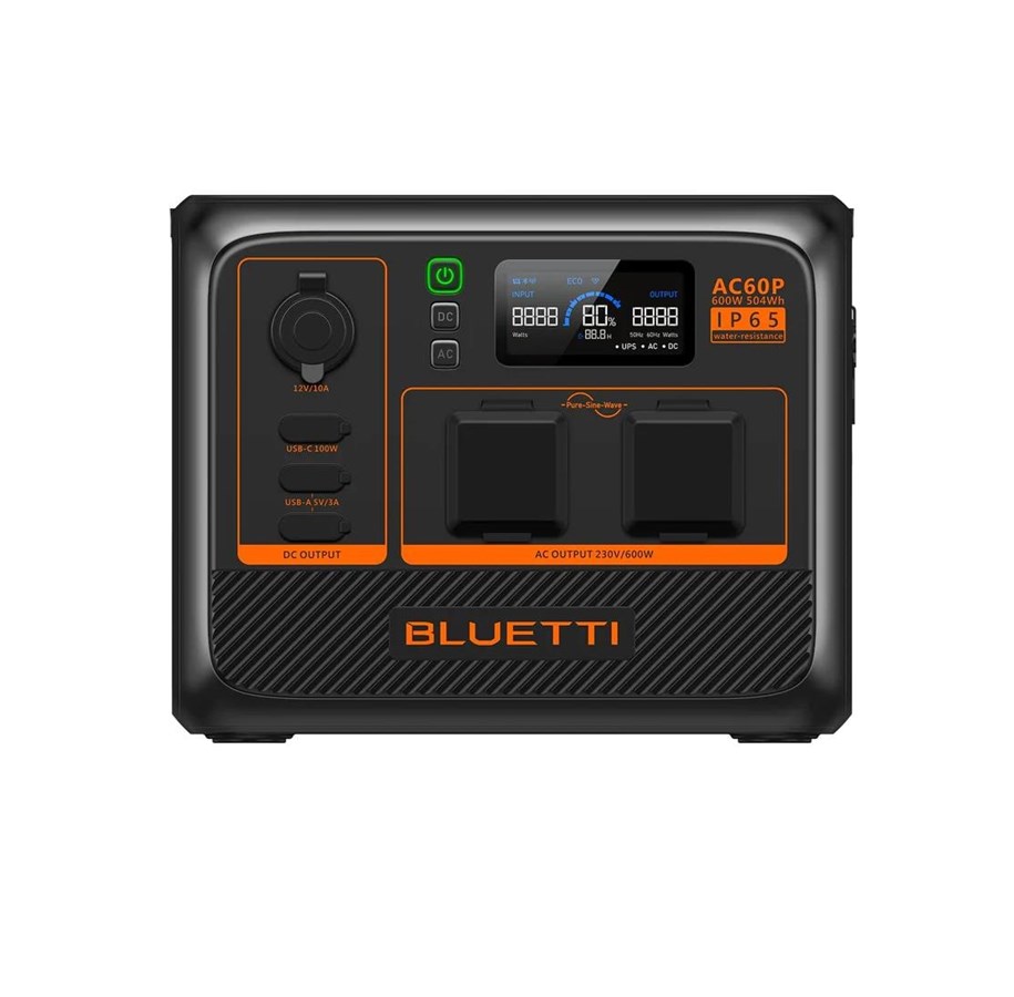 Kraftwerk - BLUETTI PowerOak AC60P - Portable Power Station - 504Wh - AC60P