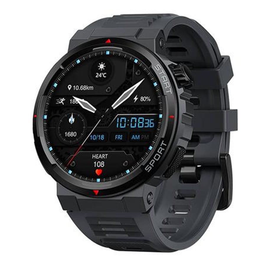Smartwatches, Pulsuhren, Sportuhren & Schrittzähler - Zeblaze Ares 3 Plus Smartwatch - Black - Ares 3 Plus Black
