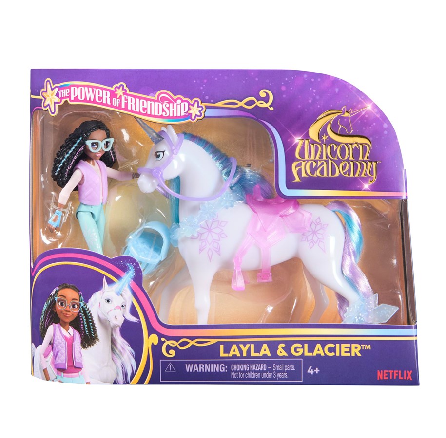 Dolls & Accessories - Unicorn Academy Doll & Unicorn V2 -Layla & Glacier - 6072675