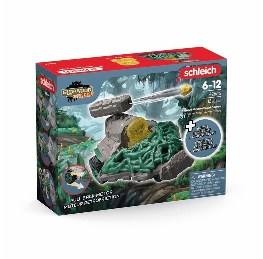 Schleich - Schleich Jungle Jet Vehicle with Mini Creature - 42666