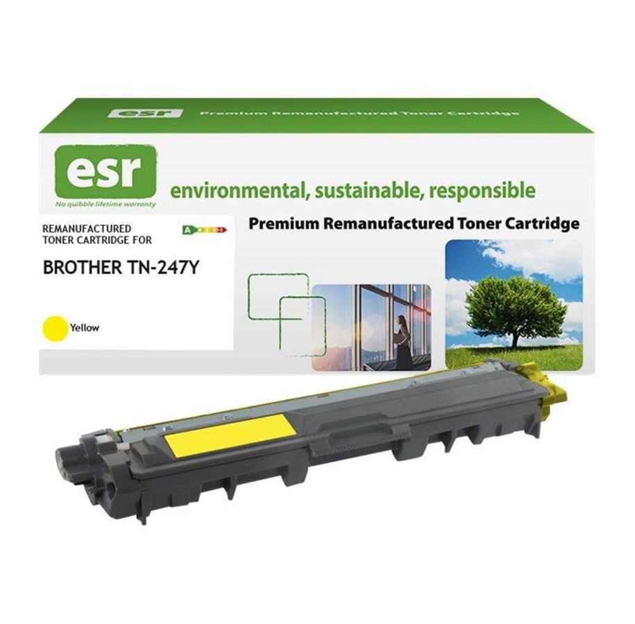 Druckerzubehör - Tinte & Toner - ESR - yellow - compatible - remanufactured - toner cartridge (alternative for: Brother TN247Y) - K18604X1