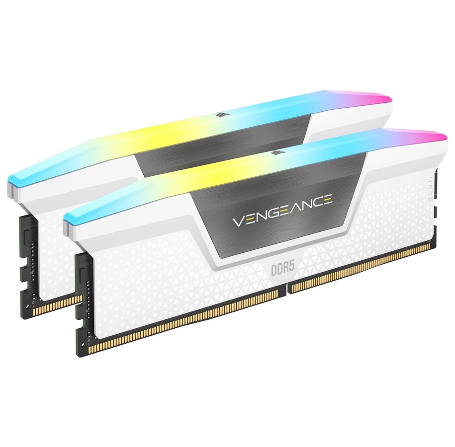 RAM - Corsair Vengeance DDR5-6400 - 32GB - CL32 - Dual Channel (2 pcs) - AMD EXPO & Intel XMP - Weiß - CMH32GX5M2B6400Z32W