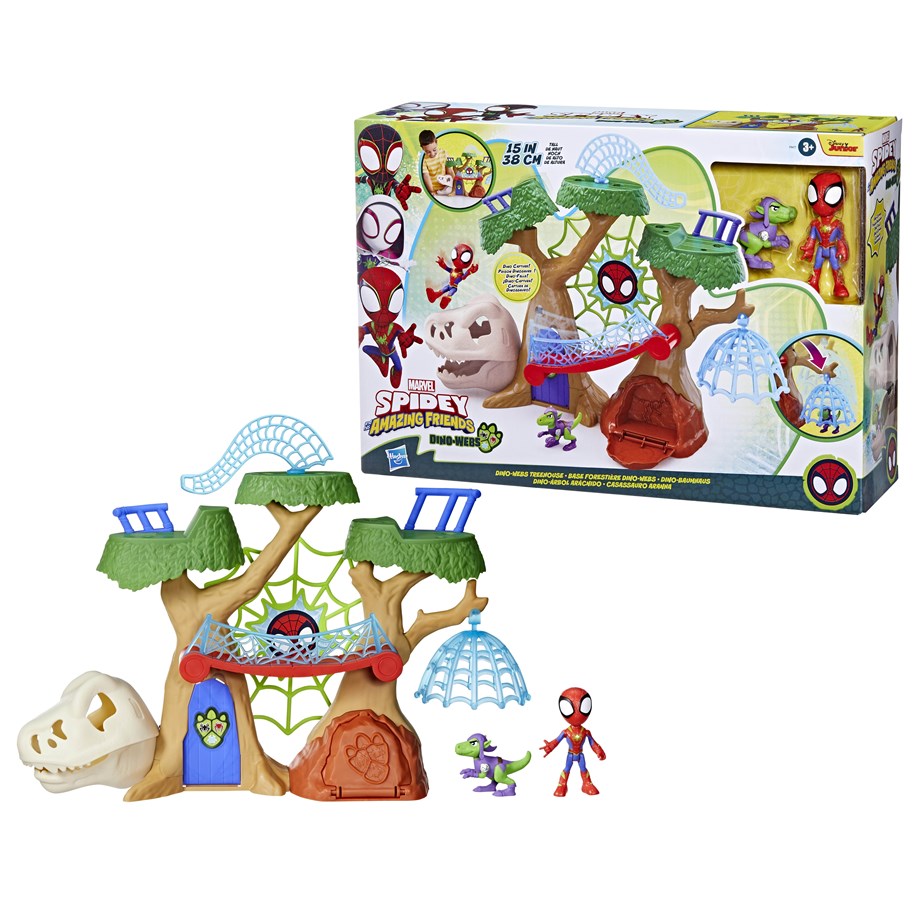 Spielsets - Spidey and His Amazing Friends Dino-Webs Treehouse - F94775L0