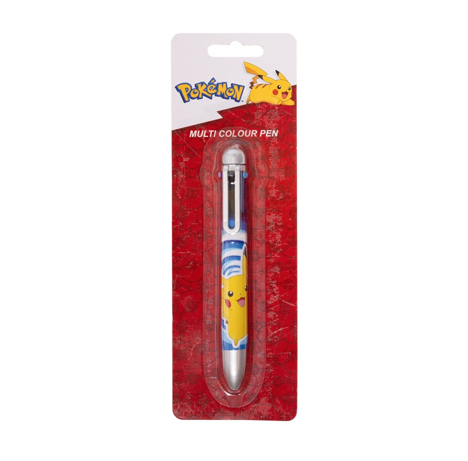 Schul-Zubehör - Euromic POKÉMON Multi-colour pen on blistercard 1 pen packed on blistercard (each pen with 6 diff.colours) - 161707403