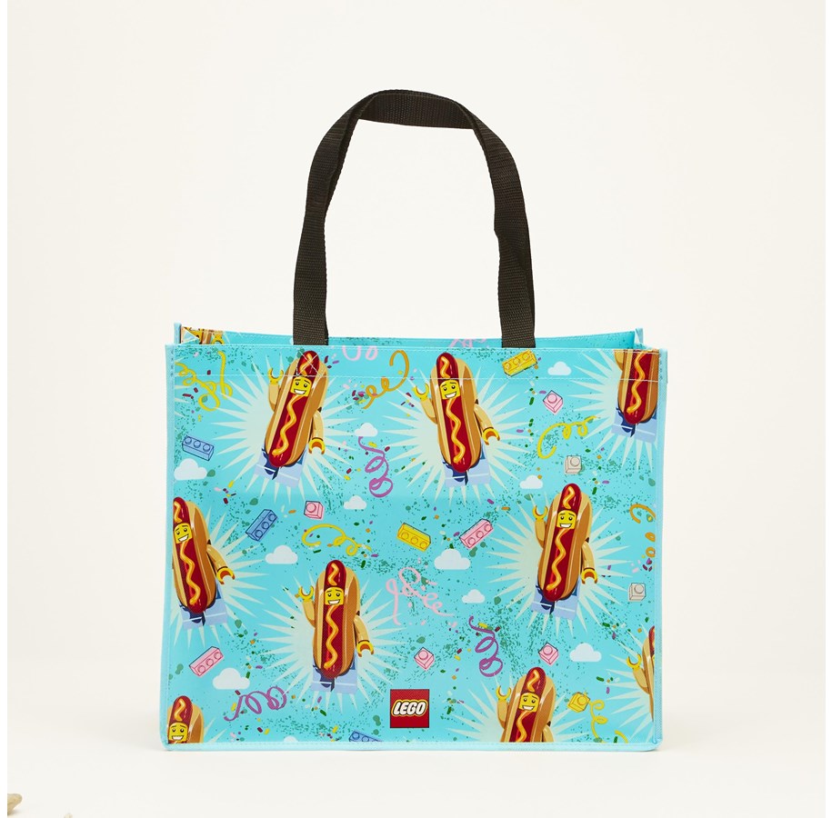 Hobby-Zubehör - Euromic LEGO®CHARACTER Tote bag Hot Dog Guy 41x33 cm 20L - 4011095-ST0461-550I