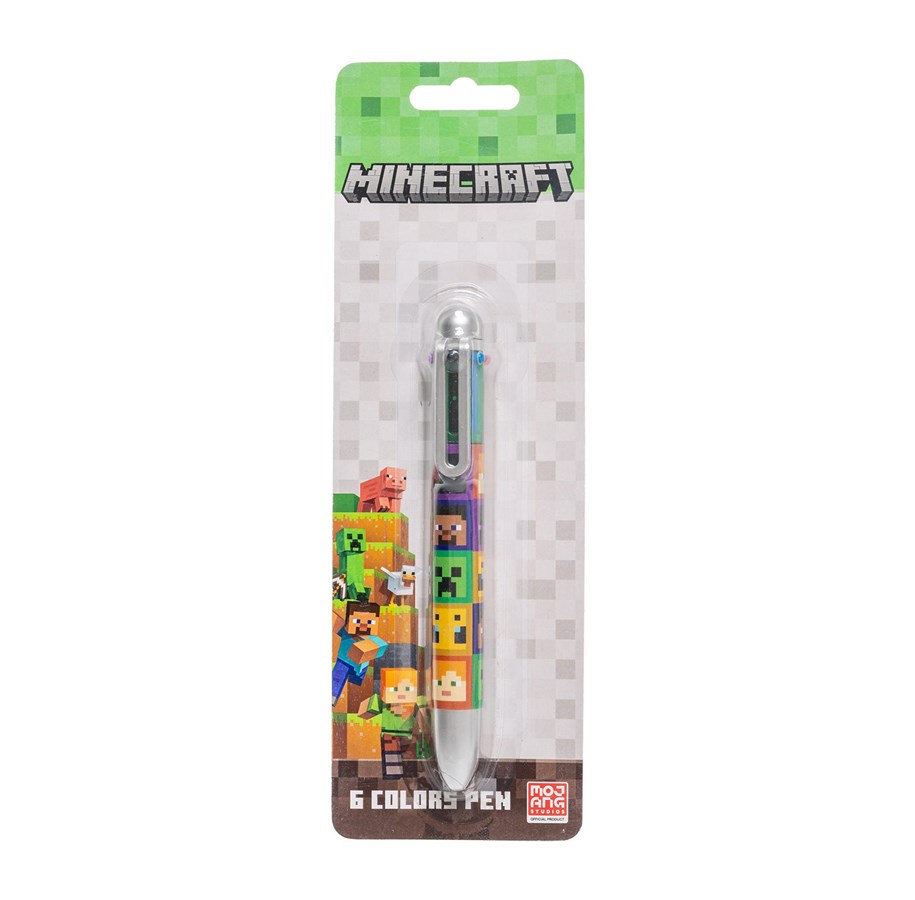 Schul-Zubehör - Euromic MINECRAFT Multi-col. pen on blistercard - 166507403