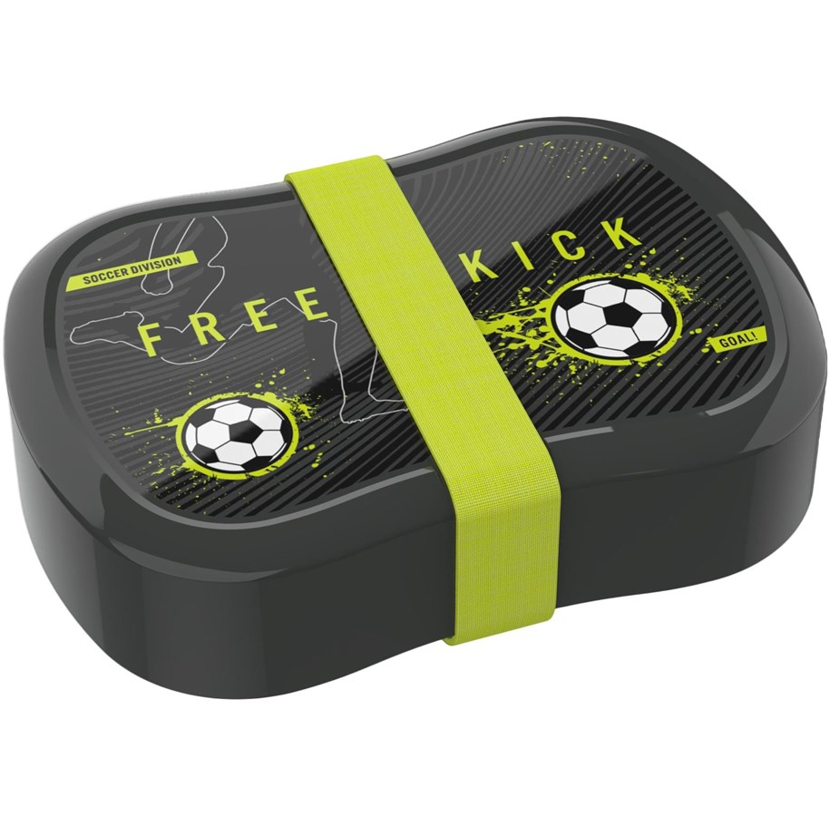 Schul-Zubehör - Euromic LUNCH BUDDIES Football lunch box w/strap - 088908727-21008354