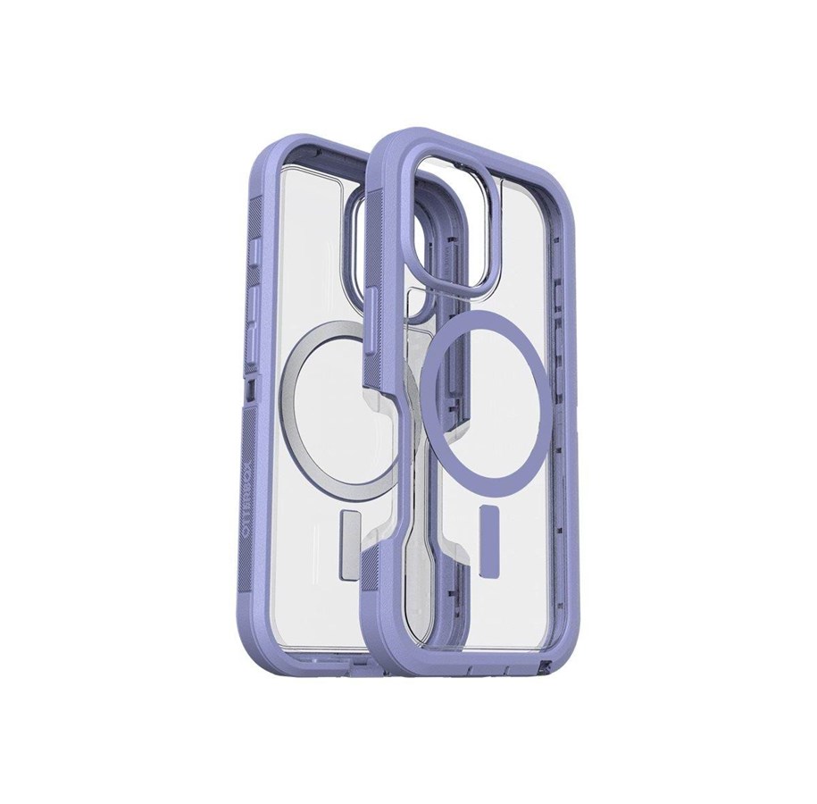 Handys - Cover & Cases - OtterBox Defender XT Clear Apple iPhone 16 Lavender Haze - clear/purple - 77-96062