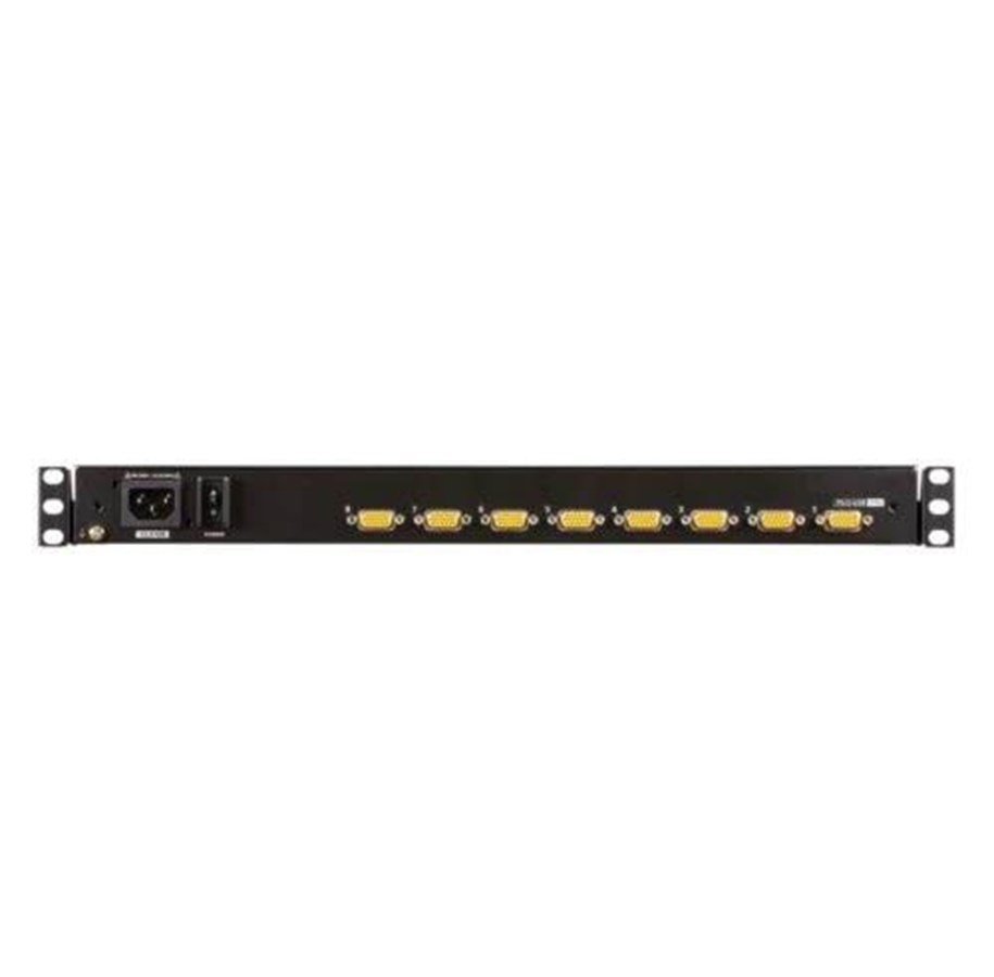 KVM Switches - ATEN 8-Port Short Depth PS/2-USB VGA WideScreen LCD - CL3108NX-NORDIC