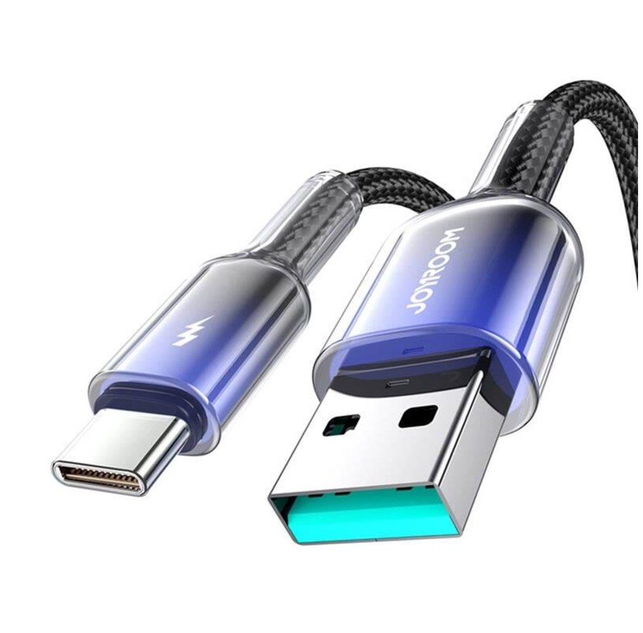 USB Kabel - Joyroom USB-A <-> USB-C - 30W - Schwarz - S-A42 A-C Bl
