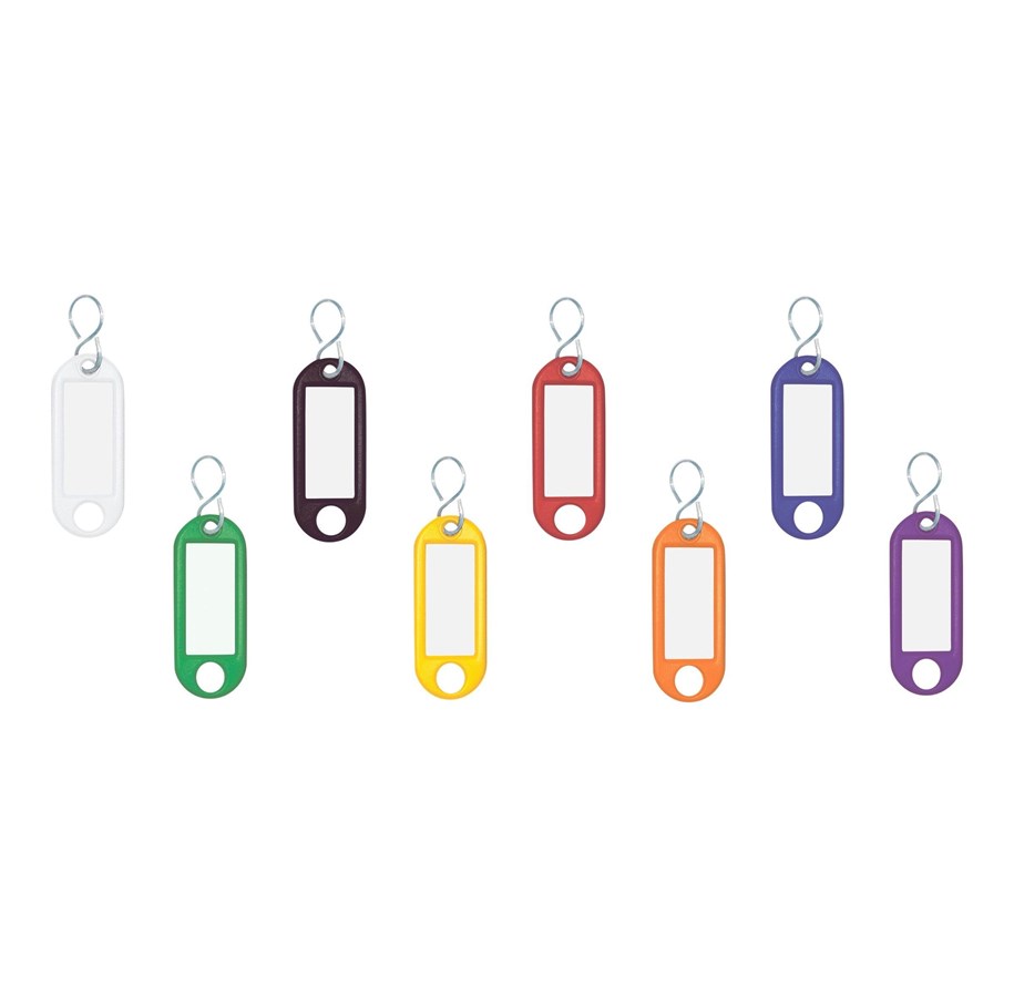 Schreibtischzubehör - WEDO - snap hook - assorted colours - pack of 100 - 262 803499