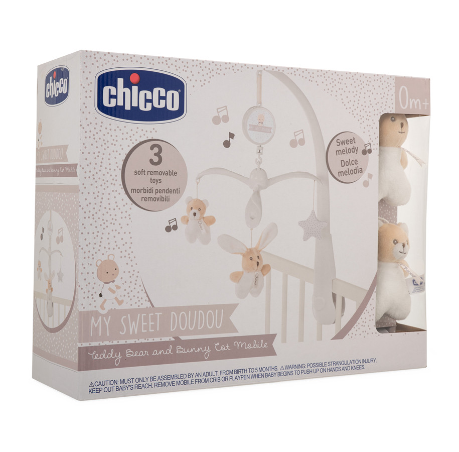 Baby Spielzeug - Chicco Bear & Bunny Cot Mobile - 300-00009714000000
