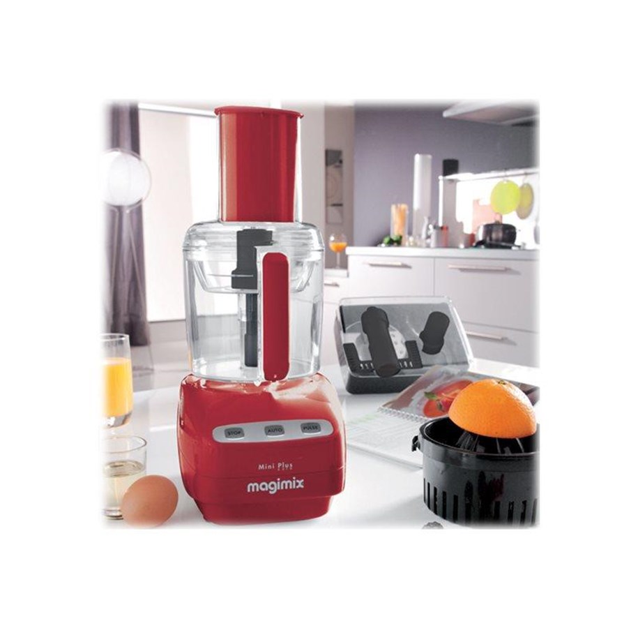 Küchenmaschinen - Magimix Küchenmaschine Mini Plus - food processor - 400 W - red - 18253 EB