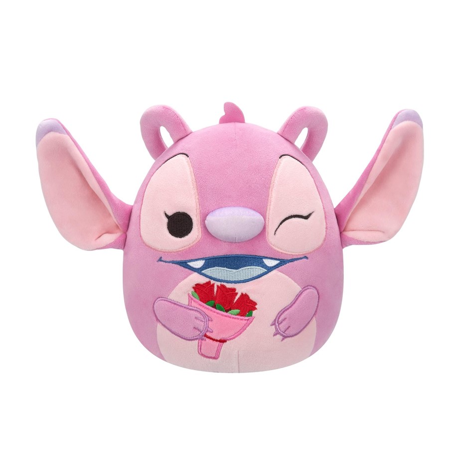 Plush - Squishmallows 20 cm Disney Angel mit Blumenstrauß - 260883