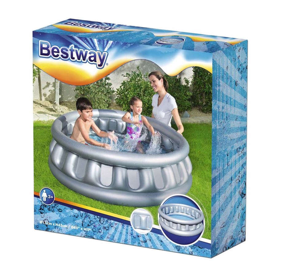 Pools - Bestway Children's Pool Round Spaceship 152cm - 7035064115