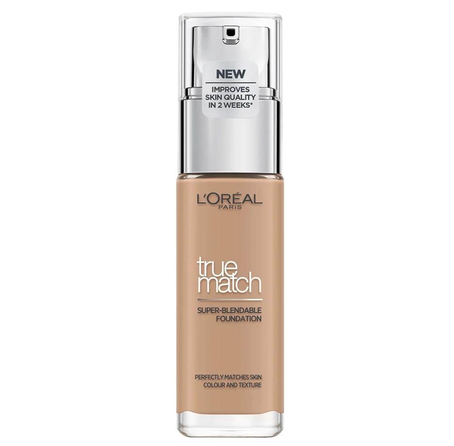 Make-Up - L'Oréal Paris True Match, Liquid Foundation, 9.5 W, Mahogany, SPF 17, 30 ml - 3600523611935