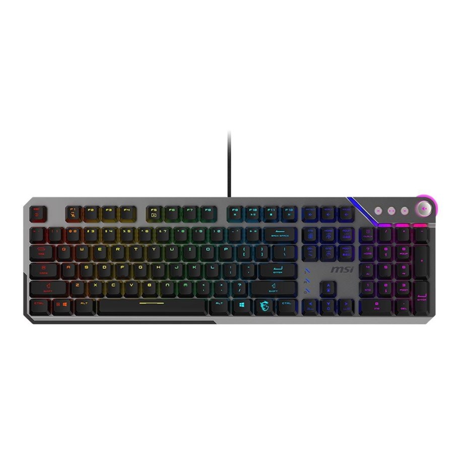 Tastaturen - MSI STRIKE 600 - keyboard - QWERTY - US Input Device - Gaming Tastatur - Englisch (US) - Grau - S11-04US20V-CLA