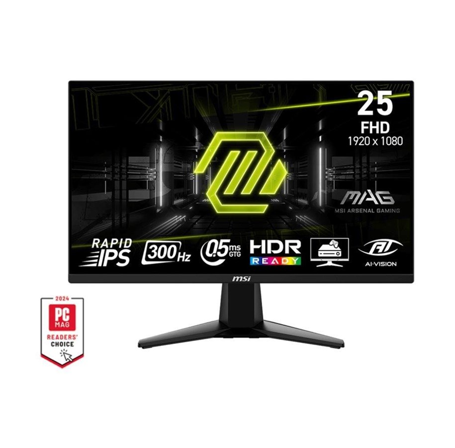Monitor - 24,5" MSI MAG 255XF - 1920x1080 (FHD) - 300Hz - IPS - 9S6-3BC21M-021